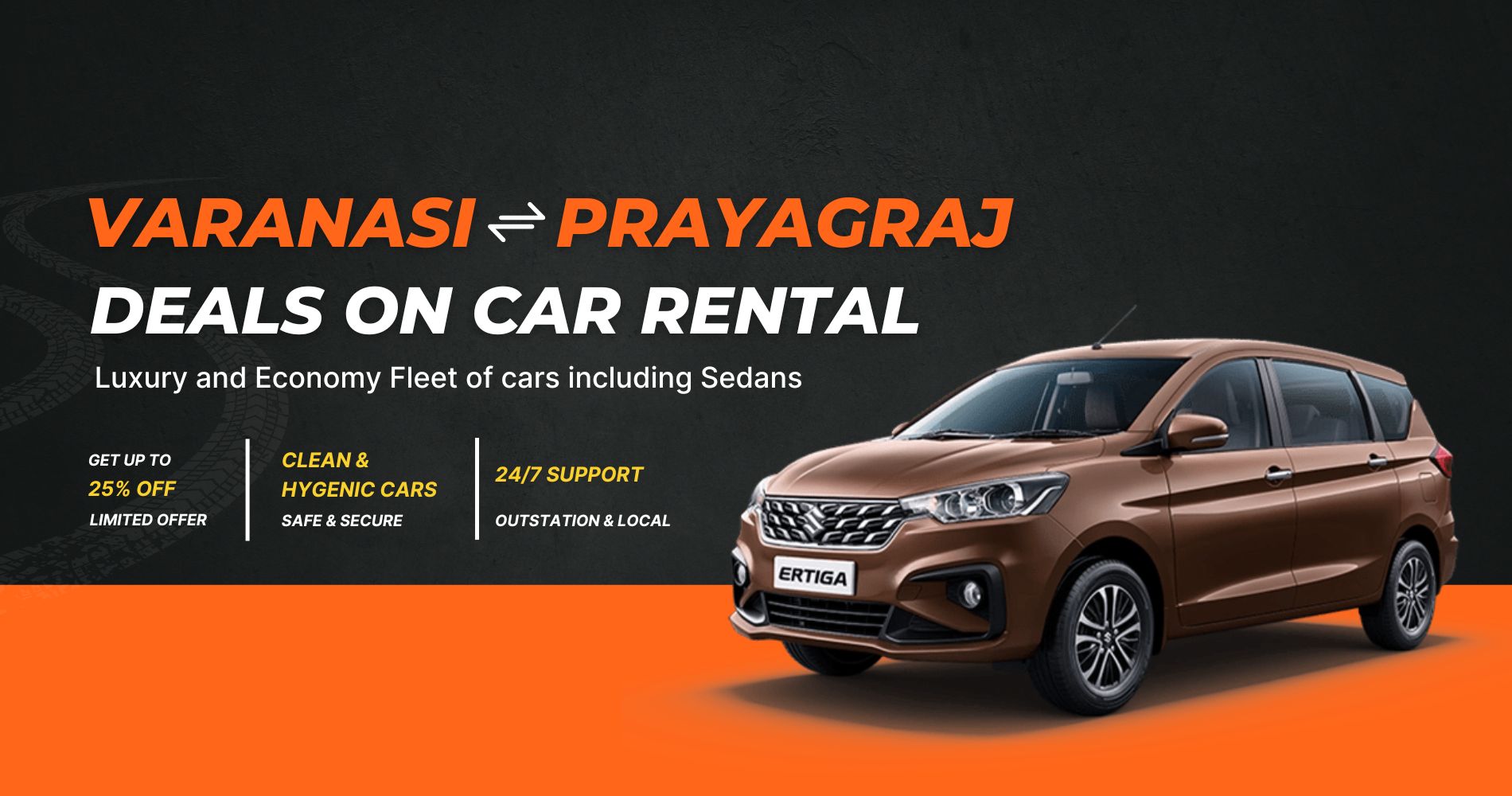 Car rental poster - Carma Tours (1) Varanasi Allahabad car hire service